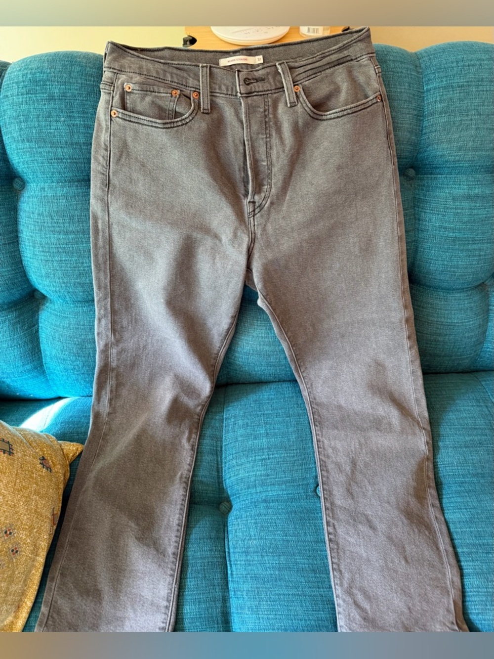 Women’s Gray Classic Straight Jeans
